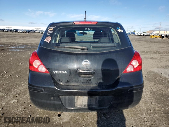 2009 Nissan Versa S with VIN 3N1BC13E59L481332, listed as a Copart auction lot 52178255 with 229,906 mi miles and Salvage Title. Bid and sale history available at DreamBid. Image 6.
