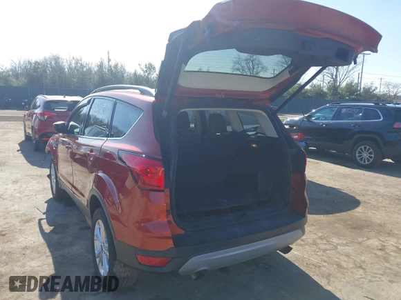 2019 Ford Escape SEL with VIN 1FMCU9HD9KUC01755, listed as a IAAI auction lot 41501256 with 79,402 mi miles. Bid and sale history available at carsss.com. Image 3.