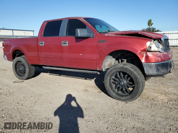 2007 Ford F-150 XLT with VIN 1FTRW14W07FA61866, listed as a Copart auction lot 86351004 with 250,615 mi miles and Salvage title. Bid and sale history available at DreamBid. Image 4.