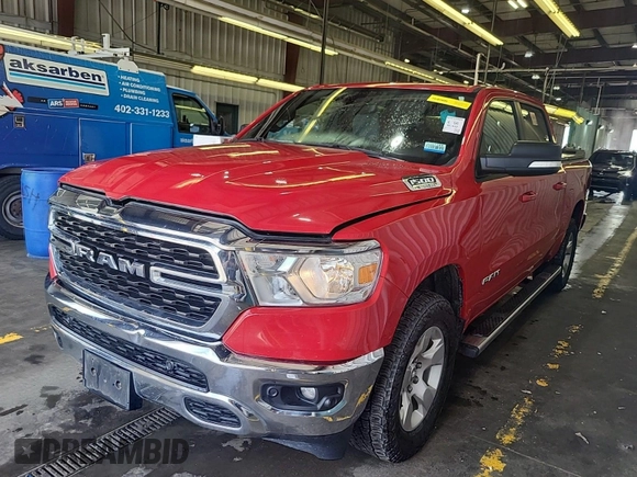 2022 Ram 1500 Big Horn with VIN 1C6RRFFG8NN179006, listed as a IAAI auction lot 42610399 with 92,912 mi miles and . Bid and sale history available at DreamBid. Image 30.