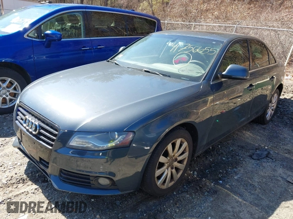 2009 Audi A4 2.0T Prem Plus with VIN WAUSF78K19N023385, listed as a IAAI auction lot 41756655 with 210,137 mi miles. Bid and sale history available at carsss.com. Image 2.