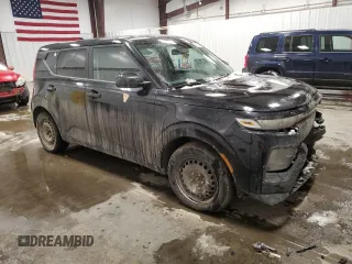 2020 Kia Soul LX with VIN KNDJ23AU2L7029657, listed as a Copart auction lot 44763485 with 0 mi miles and Salvage Title. Bid and sale history available at carsss.com. Image 4.