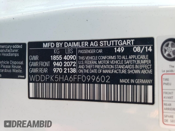 2015 Mercedes-Benz SLK-Class SLK 350 with VIN WDDPK5HA6FF099602, listed as a Copart auction lot 76777564 with 37,842 mi miles and Salvage Title. Bid and sale history available at carsss.com. Image 13.