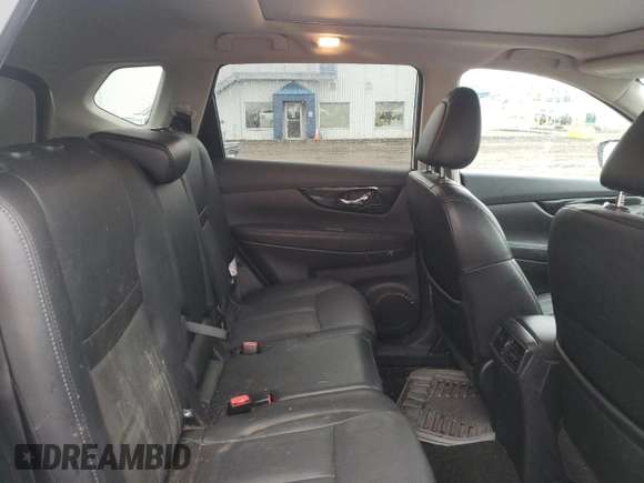 2017 Nissan Rogue S with VIN 5N1AT2MV1HC851274, listed as a Copart auction lot 52857885 with 81,223 mi miles and Salvage Title. Bid and sale history available at carsss.com. Image 10.