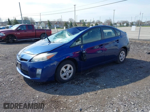 2010 Toyota Prius II with VIN JTDKN3DU2A0173643, listed as a IAAI auction lot 42088644 with 141,114 mi miles. Bid and sale history available at carsss.com. Image 17.