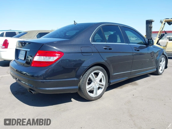 2009 Mercedes-Benz C 300 Sport with VIN WDDGF54X29R042525, listed as a IAAI auction lot 42596150 with 141,430 mi miles and . Bid and sale history available at DreamBid. Image 4.