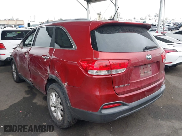 2016 Kia Sorento LX with VIN 5XYPGDA56GG134690, listed as a IAAI auction lot 41785549 with 131,471 mi miles. Bid and sale history available at carsss.com. Image 3.