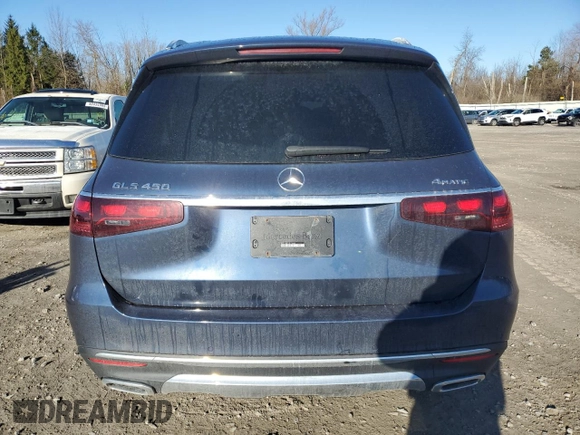 2024 Mercedes-Benz GLS 450 z VIN 4JGFF5KE3RB174463, wystawiony jako Copart lot #48996445 z przebiegiem 14 786 mil mil oraz Szkoda całkowita • Salvage title. Historia ofert i sprzedaży dostępna na DreamBid. Obrazek 6.