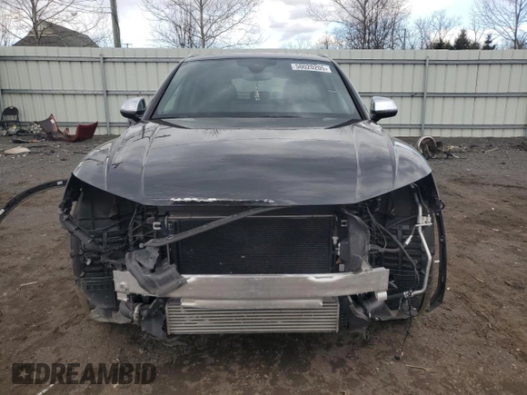2021 Audi SQ5 Premium Plus with VIN WA1B4AFY9M2022325, listed as a Copart auction lot 50020205 with 57,836 mi miles and Salvage Title. Bid and sale history available at carsss.com. Image 5.