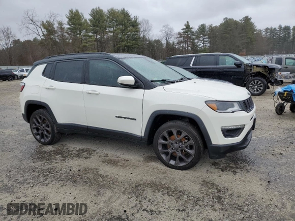 2020 Jeep Compass High Altitude z VIN 3C4NJDCB2LT173758, wystawiony jako Copart lot #50141975 z przebiegiem 52 408 mil mil oraz Szkoda całkowita • Salvage title. Historia ofert i sprzedaży dostępna na DreamBid. Obrazek 4.