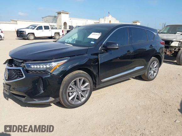 2023 Acura RDX w/Technology Package with VIN 5J8TC2H50PL008965, listed as a IAAI auction lot 40818930 with 18,061 mi miles. Bid and sale history available at carsss.com. Image 2.