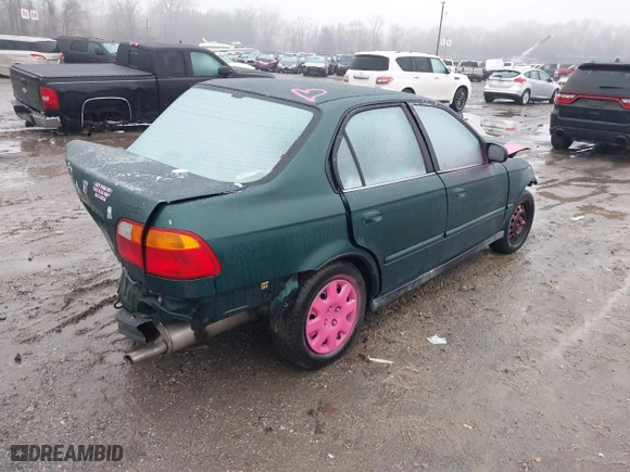 1999 Honda Civic VP with VIN 2HGEJ6610XH536119, listed as a IAAI auction lot 41524332 with 160,471 mi miles. Bid and sale history available at carsss.com. Image 4.
