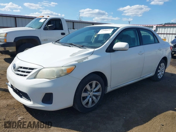 2013 Toyota Corolla L with VIN 5YFBU4EE4DP100106, listed as a IAAI auction lot 42088117 with 292,048 mi miles and . Bid and sale history available at DreamBid. Image 19.