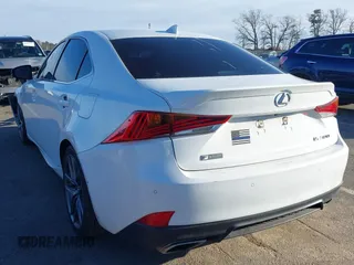 2020 Lexus IS with VIN JTHGA1D26L5108075, listed as a IAAI auction lot 41596808 with 27,054 mi miles. Bid and sale history available at carsss.com. Image 3.