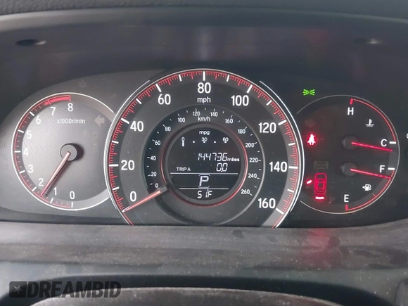 2016 Honda Accord Sport с VIN 1HGCR2F55GA198694, выставлен на аукционе IAAI как лот 41539290 с пробегом 144 736 миль миль и . История ставок и продаж доступна на DreamBid. Изображение 7.