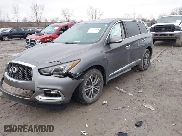 2019 Infiniti QX60 LUXE with VIN 5N1DL0MN4KC528751, listed as a IAAI auction lot 41076594 with 120,452 mi miles. Bid and sale history available at carsss.com. Image 17.