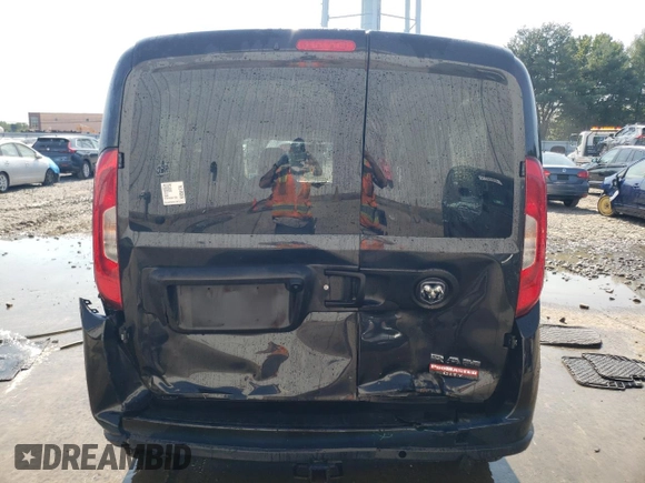 2017 Ram ProMaster City Cargo Tradesman SLT with VIN ZFBERFBB0H6E11846, listed as a Copart auction lot 70185354 with 119,302 mi miles and Clean Title. Bid and sale history available at DreamBid. Image 6.