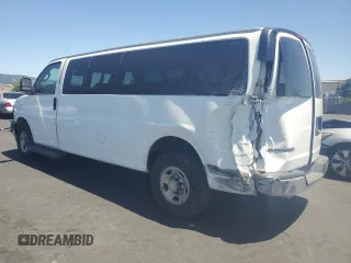 2019 Chevrolet Express Passenger LT with VIN 1GAZGPFG4K1252856, listed as a Copart auction lot 57459135 with 159,676 mi miles and Salvage title. Bid and sale history available at DreamBid. Image 2.