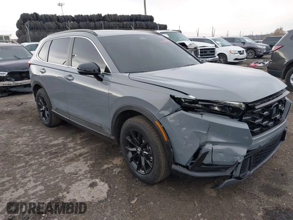 2025 Honda CR-V Sport-L with VIN 2HKRS6H82SH809942, listed as a IAAI auction lot 41504944 with 13,407 mi miles and . Bid and sale history available at DreamBid. Image 1.