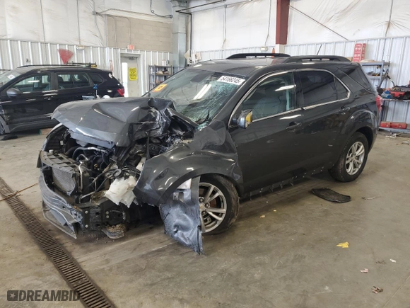 2017 Chevrolet Equinox LT with VIN 2GNFLFEK2H6136638, listed as a Copart auction lot 54166245 with 0 mi miles and Non Repairable. Bid and sale history available at carsss.com. Image 1.
