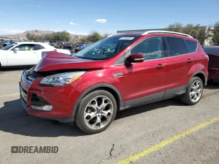 2015 Ford Escape Titanium with VIN 1FMCU0J99FUB88058, listed as a Copart auction lot 51992055 with 44,409 mi miles and Salvage Title. Bid and sale history available at carsss.com. Image 1.
