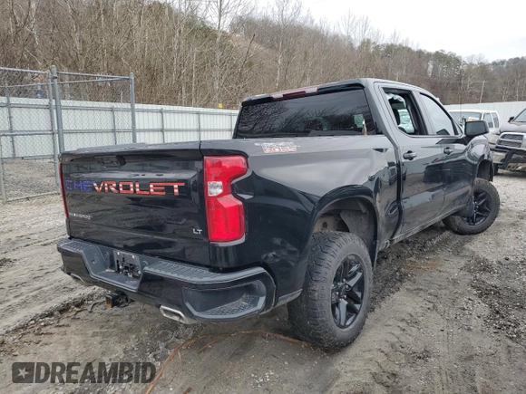 2023 Chevrolet Silverado 1500 LT Trail Boss with VIN 3GCUDFED4PG140806, listed as a Copart auction lot 43204895 with Not Provided miles and Salvage Title. Bid and sale history available at DreamBid. Image 3.