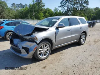 2021 Dodge Durango GT with VIN 1C4RDJDG1MC804689, listed as a Copart auction lot 52213945 with 56,201 mi miles and Salvage title. Bid and sale history available at DreamBid. Image 1.
