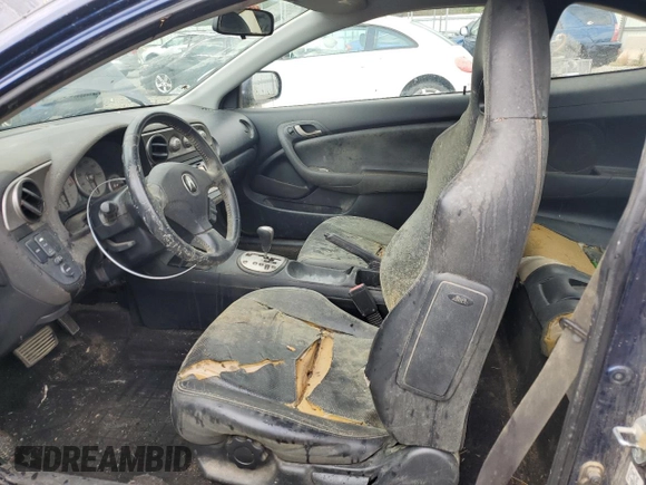 2003 Acura RSX with VIN JH4DC548X3C013829, listed as a Copart auction lot 60637474 with 247,358 mi miles and Salvage Title. Bid and sale history available at carsss.com. Image 7.