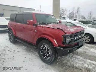 2023 Ford Bronco with VIN 1FMDE5BH3PLB67461, listed as a Copart auction lot 86357644 with 6,613 mi miles and Salvage Title. Bid and sale history available at carsss.com. Image 14.