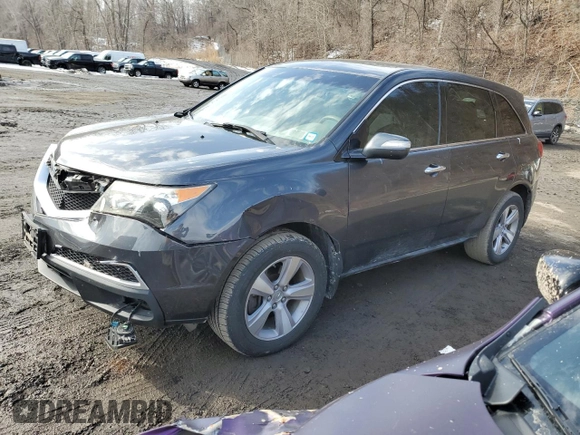 2013 Acura MDX Tech Pkg with VIN 2HNYD2H35DH517677, listed as a Copart auction lot 46614245 with 100,846 mi miles and Salvage Title. Bid and sale history available at carsss.com. Image 1.