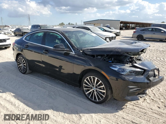 2023 BMW 2 Series 228i with VIN WBA53AK09P7M26932, listed as a Copart auction lot 78149334 with 21,362 mi miles and Salvage Title. Bid and sale history available at carsss.com. Image 4.