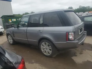 2012 Land Rover Range Rover HSE Lux with VIN SALMF1D44CA384472, listed as a Copart auction lot 60802735 with 130,960 mi miles and Salvage title. Bid and sale history available at DreamBid. Image 2.
