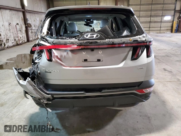 2024 Hyundai Tucson SEL with VIN 5NMJFCDE2RH314739, listed as a Copart auction lot 49711995 with 15,599 mi miles and Salvage Title. Bid and sale history available at carsss.com. Image 6.