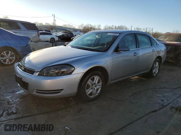 2008 Chevrolet Impala LS with VIN 2G1WB58N989195656, listed as a Copart auction lot 42233925 with 186,117 mi miles and Non Repairable. Bid and sale history available at DreamBid. Image 1.