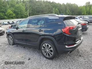 2020 GMC Terrain SLT with VIN 3GKALPEX9LL214555, listed as a Copart auction lot 54550555 with 93,250 mi miles and Salvage title. Bid and sale history available at DreamBid. Image 2.