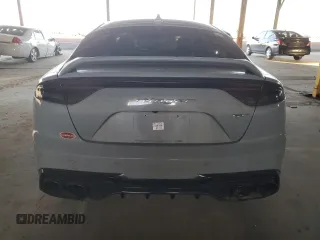 2022 Kia Stinger GT2 with VIN KNAE55LC8N6111584, listed as a Copart auction lot 81283814 with 44,654 mi miles and Salvage Title. Bid and sale history available at DreamBid. Image 6.