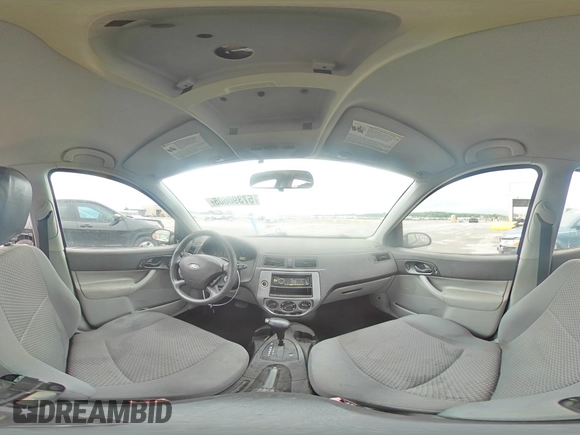 2005 Ford Focus S with VIN 3FAFP37N75R120187, listed as a Copart auction lot 57390605 with 163,547 mi miles and Salvage title. Bid and sale history available at DreamBid. Image 14.