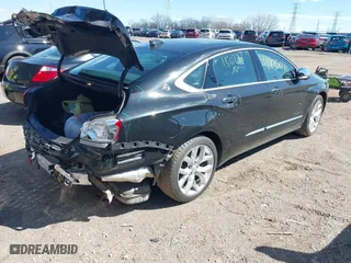 2018 Chevrolet Impala Premier with VIN 2G1125S38J9150277, listed as a IAAI auction lot 41835040 with 84,309 mi miles. Bid and sale history available at carsss.com. Image 4.