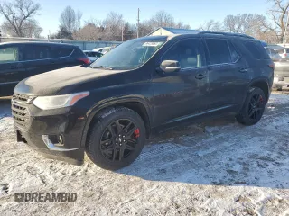 2019 Chevrolet Traverse Premier with VIN 1GNEVKKW9KJ107654, listed as a Copart auction lot 86425664 with 98,656 mi miles and Salvage Title. Bid and sale history available at carsss.com. Image 1.