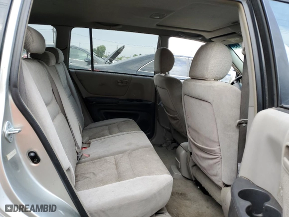 2001 Toyota Highlander with VIN JTEGF21A610008018, listed as a Copart auction lot 53156535 with 288,829 mi miles and Clean Title. Bid and sale history available at carsss.com. Image 11.