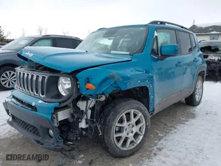 2021 Jeep Renegade Latitude with VIN ZACNJDBB8MPN32439, listed as a IAAI auction lot 41270946 with 66,850 mi miles. Bid and sale history available at carsss.com. Image 17.