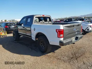 2015 Ford F-150 XL with VIN 1FTEX1CP3FKD43267, listed as a IAAI auction lot 41335186 with 137,766 mi miles. Bid and sale history available at carsss.com. Image 3.