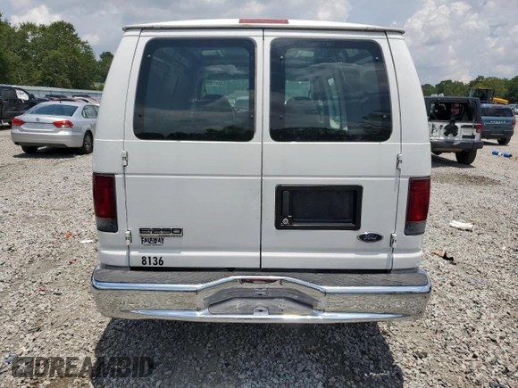2008 Ford Econoline Cargo Commercial with VIN 1FTNE24L48DA25432, listed as a Copart auction lot 64411635 with 151,375 mi miles and Clean title. Bid and sale history available at DreamBid. Image 6.
