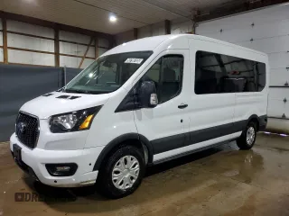 2024 Ford Transit Passenger XL z VIN 1FBAX2C85RKA42408, wystawiony jako Copart lot #55796105 z przebiegiem 29 816 mil mil oraz Czysty tytuł • Clean title. Historia ofert i sprzedaży dostępna na DreamBid. Obrazek 1.