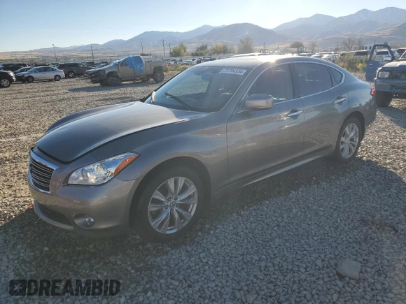 2011 Infiniti M37 with VIN JN1BY1AR7BM374320, listed as a Copart auction lot 77794534 with 191,821 mi miles and Salvage Title. Bid and sale history available at carsss.com. Image 1.