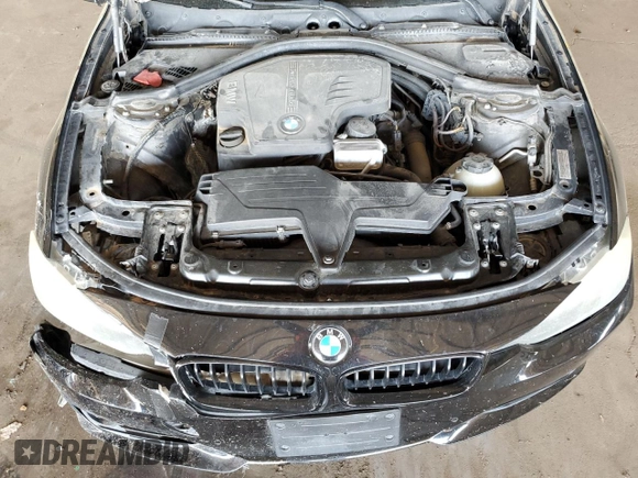 2013 BMW 3 Series 328i with VIN WBA3C1G59DNR45630, listed as a Copart auction lot 54444305 with 105,053 mi miles and Salvage Title. Bid and sale history available at carsss.com. Image 11.