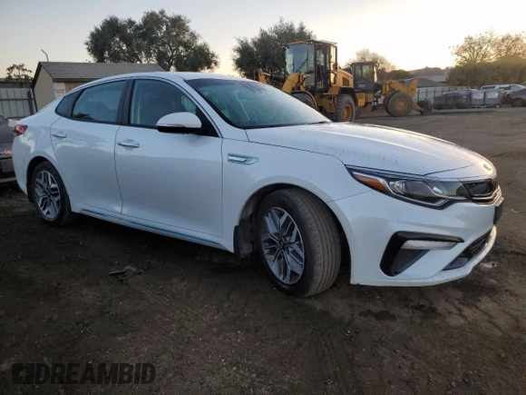 2020 Kia Optima Hybrid EX with VIN KNAGU4LE9L5038493, listed as a Copart auction lot 80132994 with 49,490 mi miles and Clean Title. Bid and sale history available at carsss.com. Image 4.