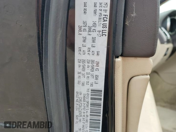 2018 Jeep Grand Cherokee High Altitude with VIN 1C4RJFCGXJC107475, listed as a Copart auction lot 56899145 with 55,930 mi miles and Salvage title. Bid and sale history available at DreamBid. Image 13.