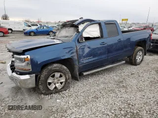 2016 Chevrolet Silverado 1500 LT with VIN 1GCVKREC8GZ249465, listed as a Copart auction lot 45034825 with Not Provided miles and Salvage Title. Bid and sale history available at DreamBid. Image 1.