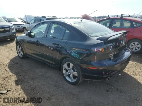 2005 Mazda 3 s with VIN JM1BK323151227825, listed as a Copart auction lot 48752855 with 142,316 mi miles and Salvage Title. Bid and sale history available at carsss.com. Image 2.
